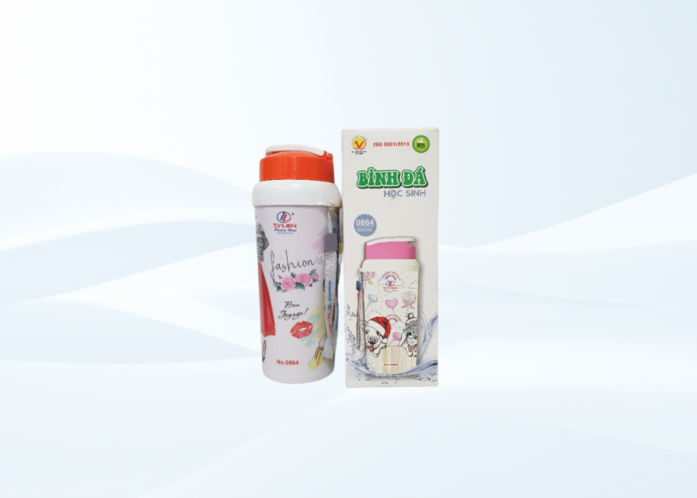 Bình đá học sinh 500ml - Tý Liên 0864